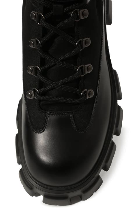 prada ботинки мужские|prada leather boots.